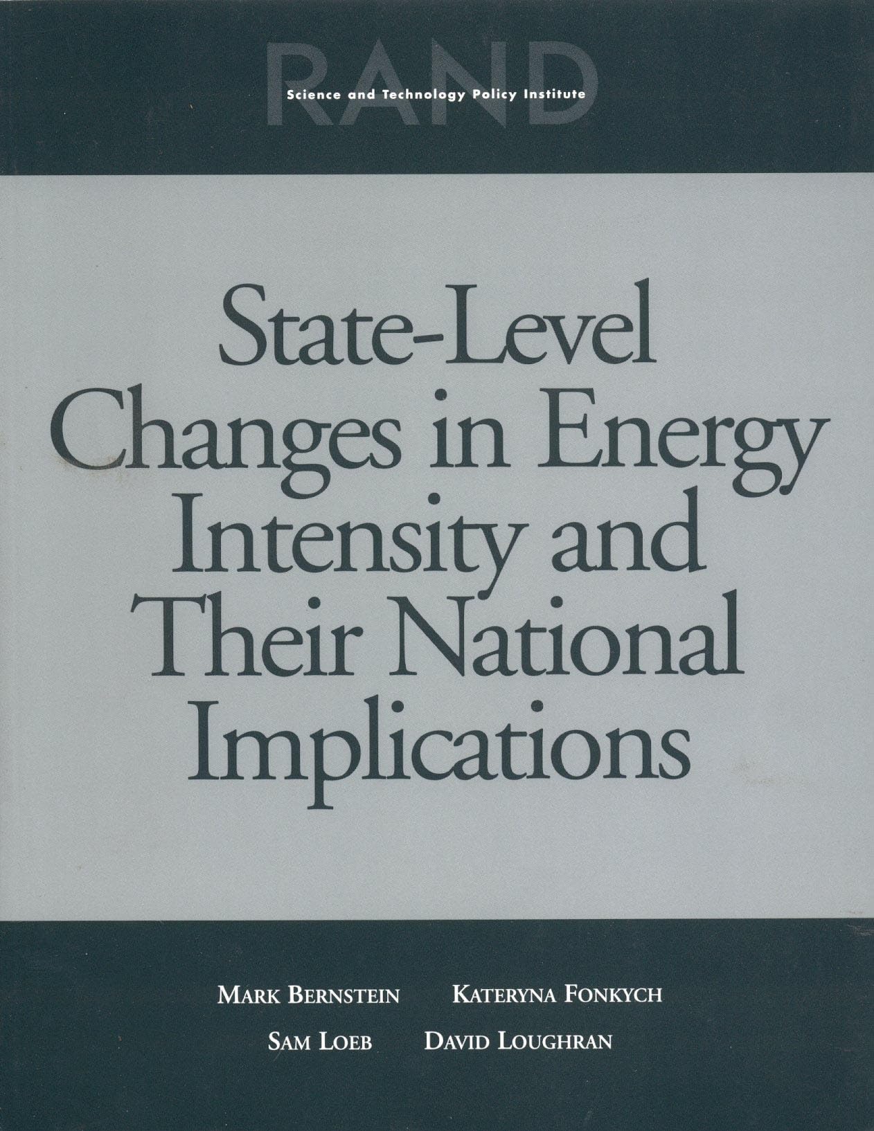 State Level Changes Energy Intensity & National Implications,New