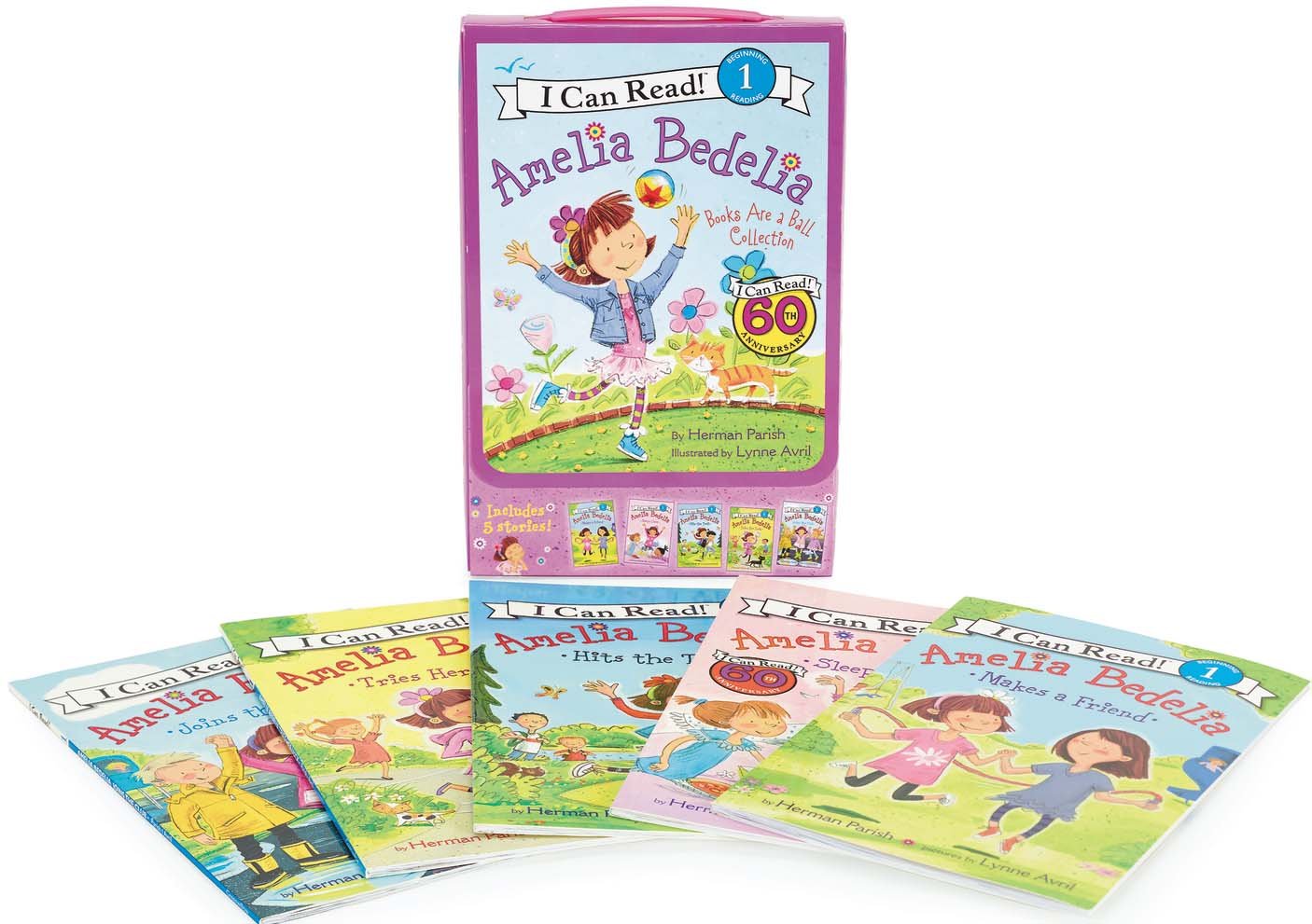 Amelia Bedelia I Can Read Box Set #2: Books Are a Ball (I Can Read Level 1),Used