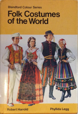 Folk Costumes of the World in Colour,Used