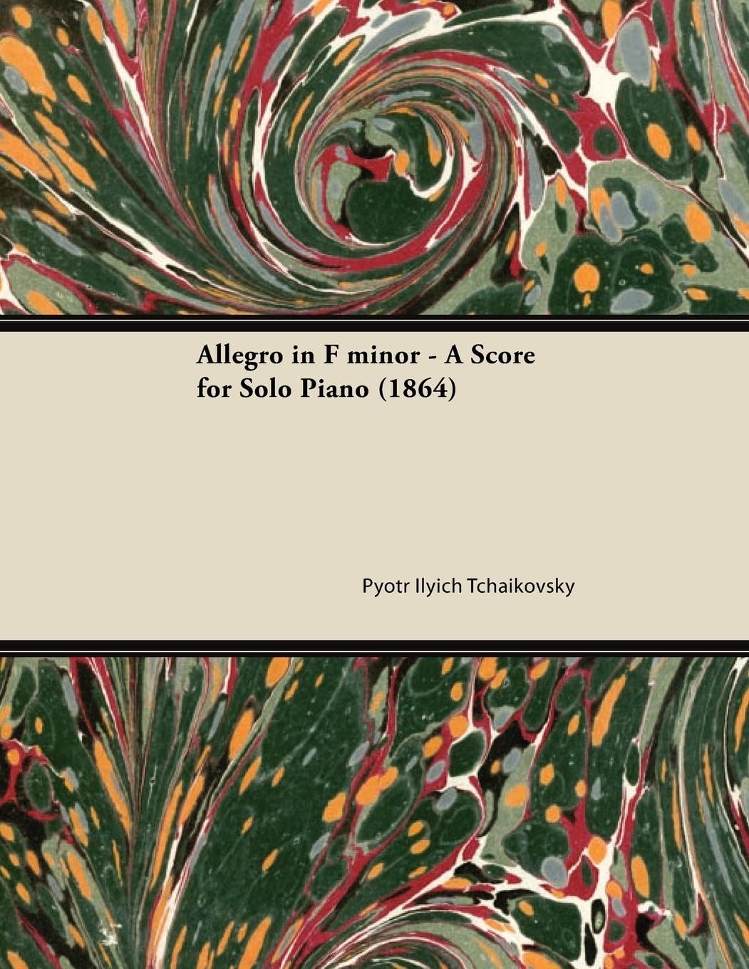 Allegro In F Minor  A Score For Solo Piano (1864),Used