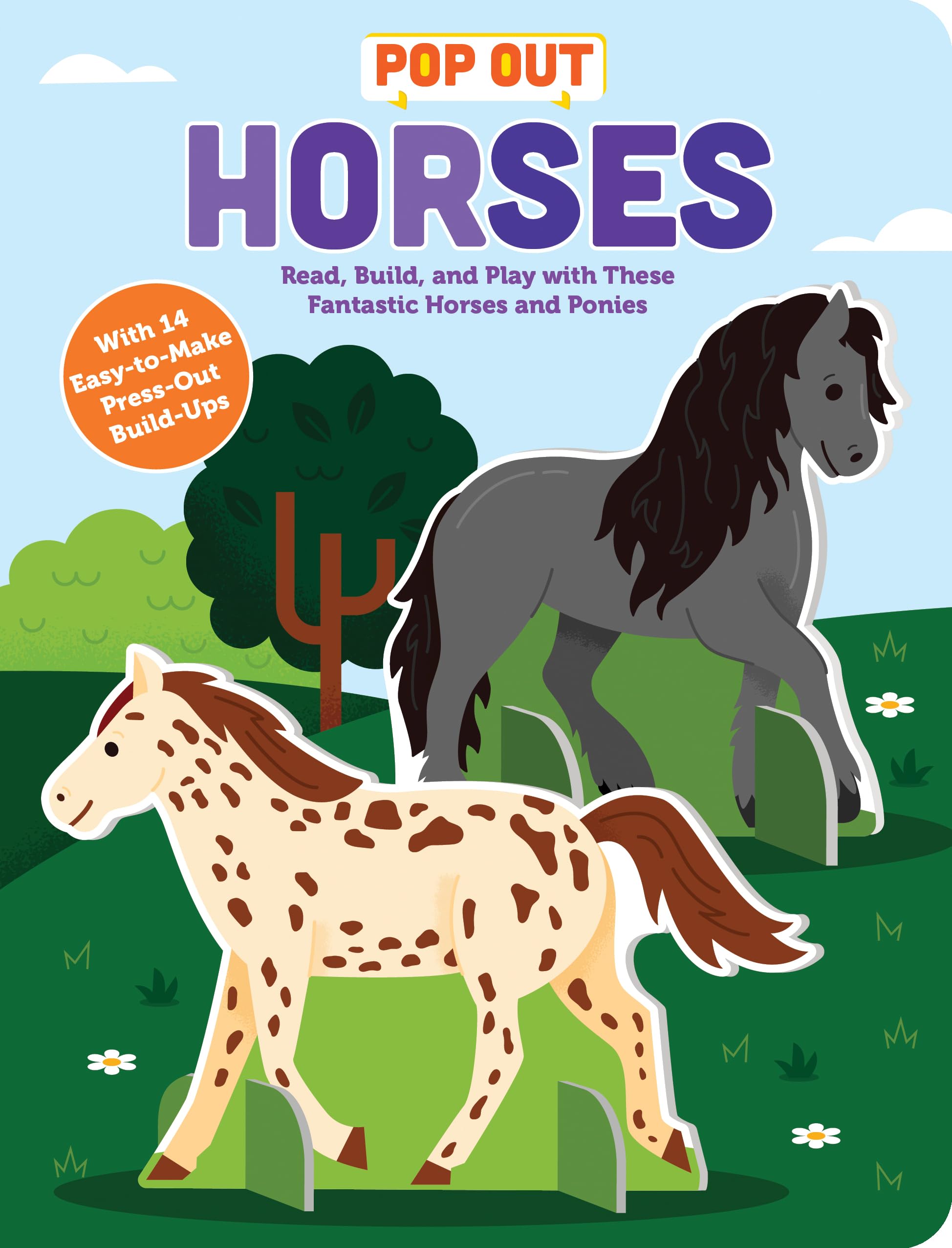 Pop Out Horses: Read, Build, and Play with These Fantastic Horses and Ponies (Pop Out Books, 5),New
