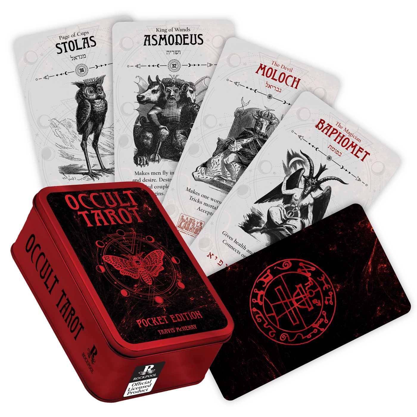Occult Tarot Pocket Edition (Rockpool Tarot),New