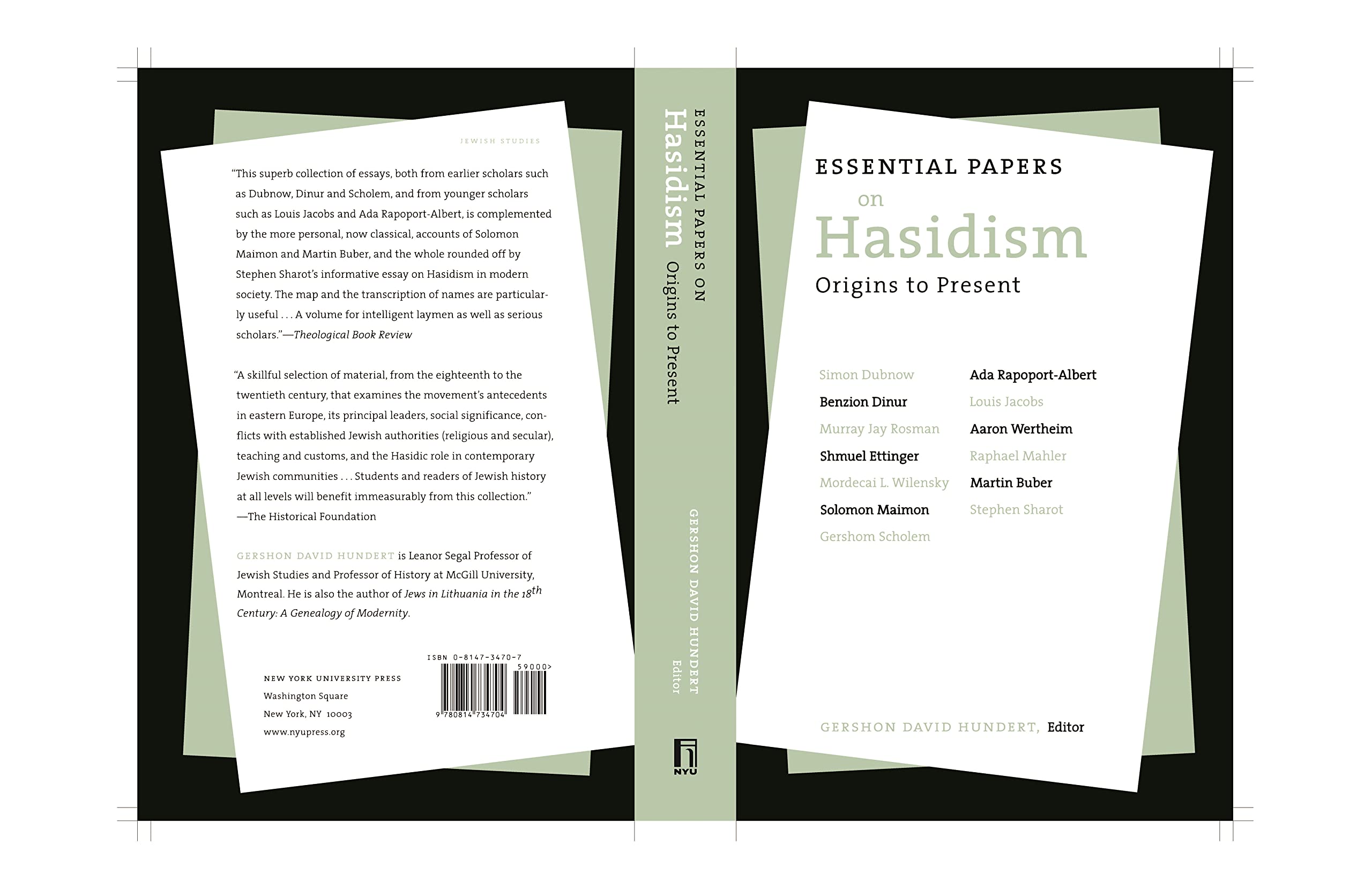 Essential Papers On Hasidism (Essential Papers On Jewish Studies),New