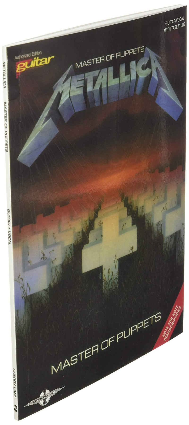 Master Of Puppets Metallica G/V With Tablature,New