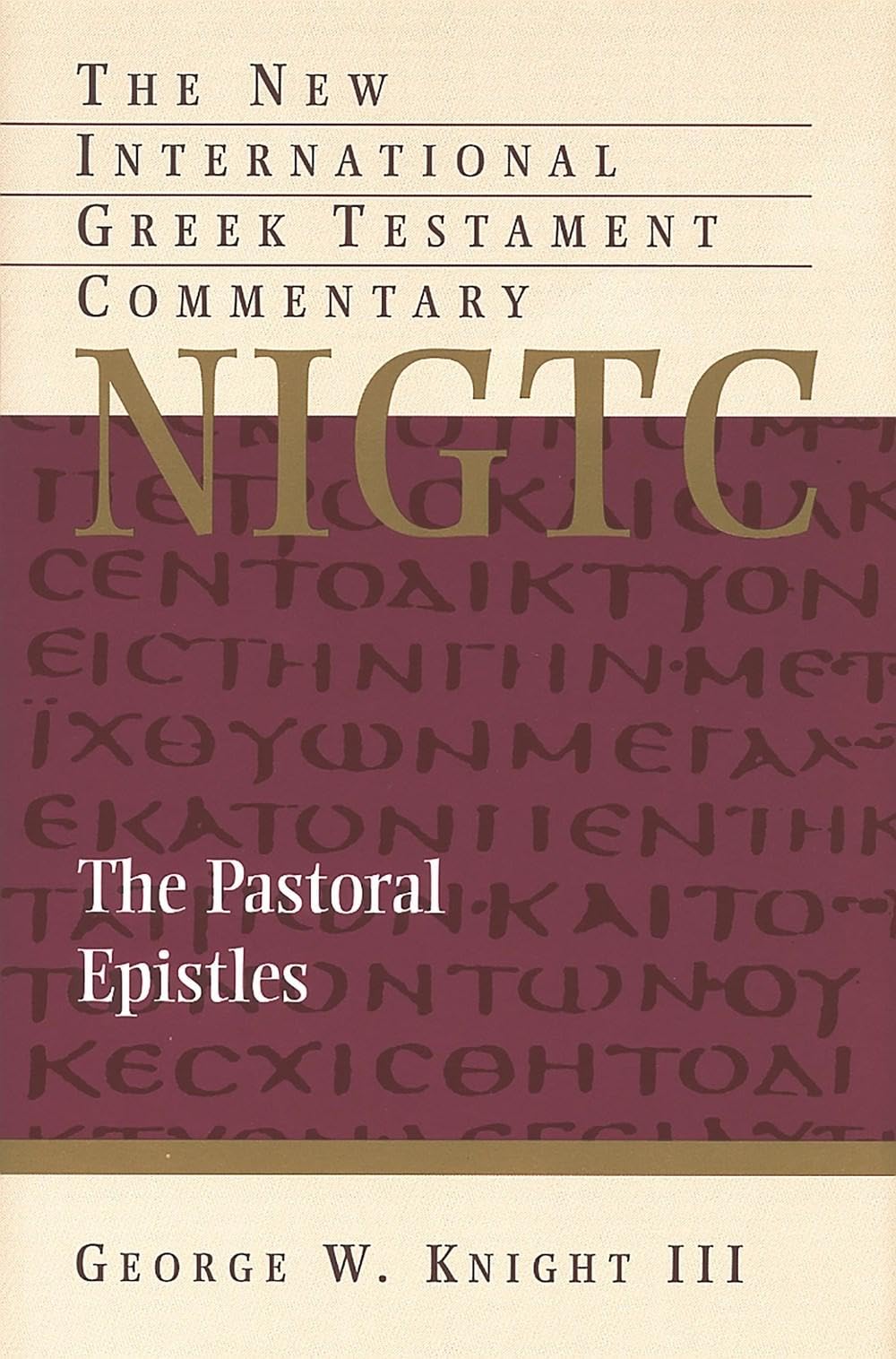 The Pastoral Epistles (New International Greek Testament Commentary (NIGTC)),Used