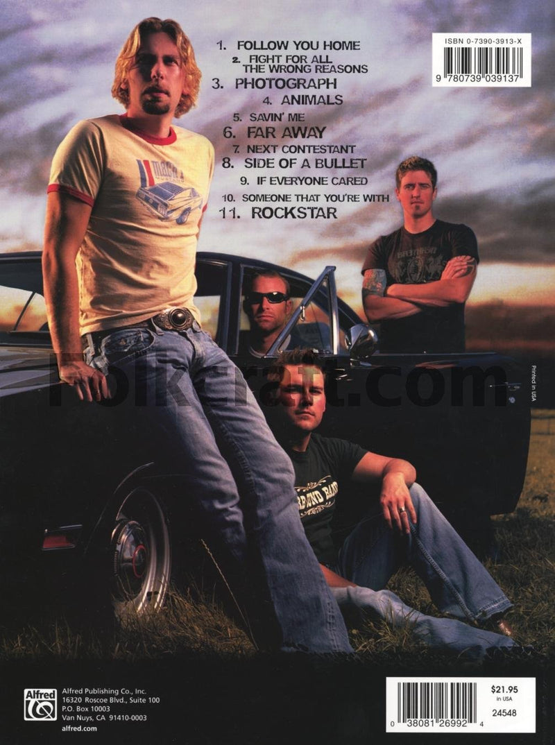 Nickelback  All the Right Reasons (Authentic GuitarTab),New
