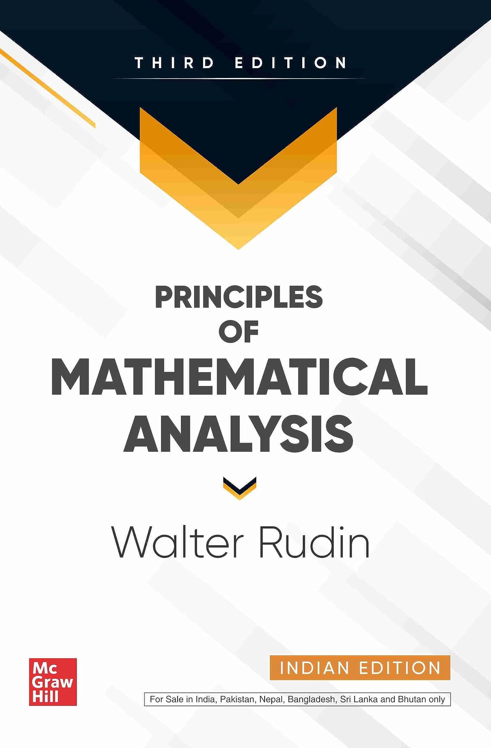 PRINCIPLES OF MATHEMATICAL ANALYSIS  3RD EDITION