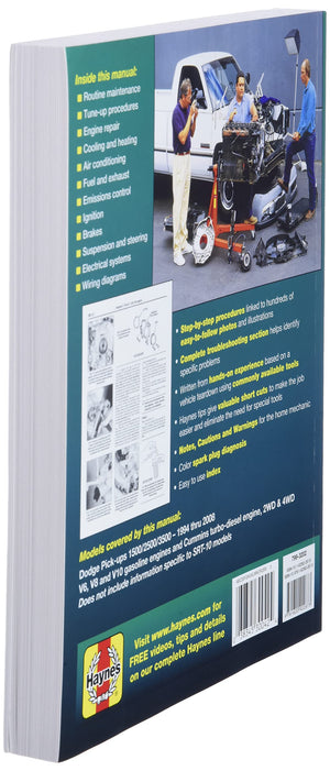 Dodge Pickups 20022005 Full Size Models (Haynes Repair Manuals),Used