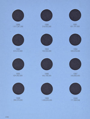 Canadian Small Cents Folder Number 2: Collection Starting 1989 (Official Whitman Coin Folder),Used
