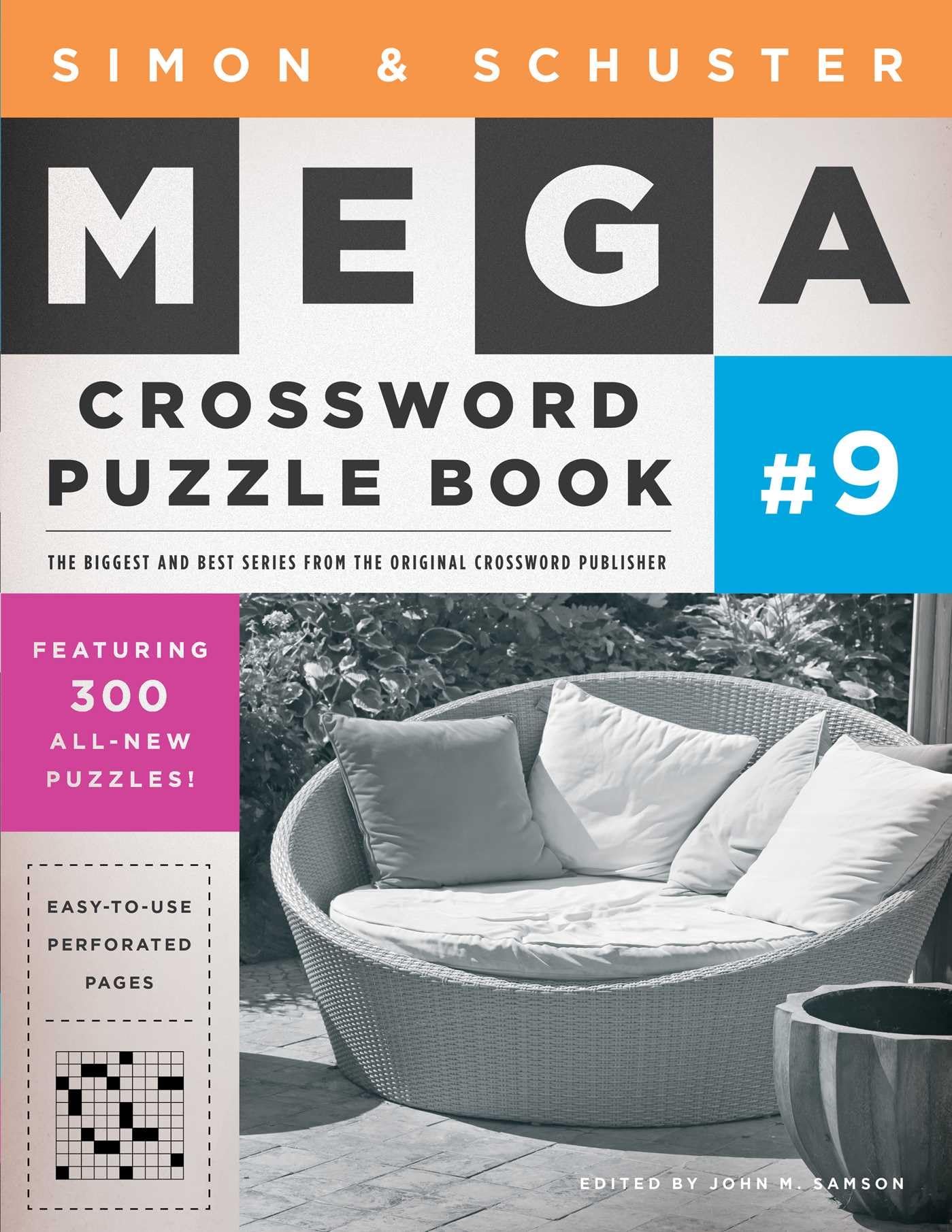 Simon & Schuster Mega Crossword Puzzle Book #9 (9) (S&S Mega Crossword Puzzles),Used