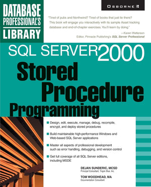 Sql Server 2000 Stored Procedure Programming,New