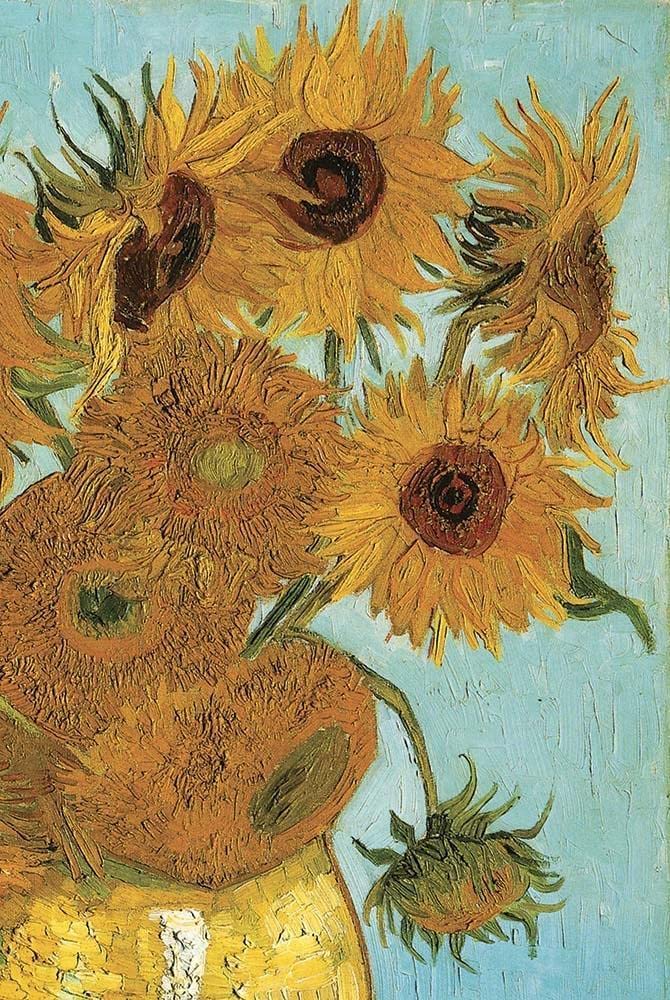 Van Gogh's Sunflowers Notebook (Decorative Notebooks),Used