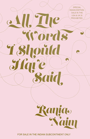 All The Words I Should Have Said (English)