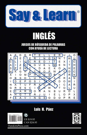 Say & Learn: Word Search Puzzles with Reading Help,Used