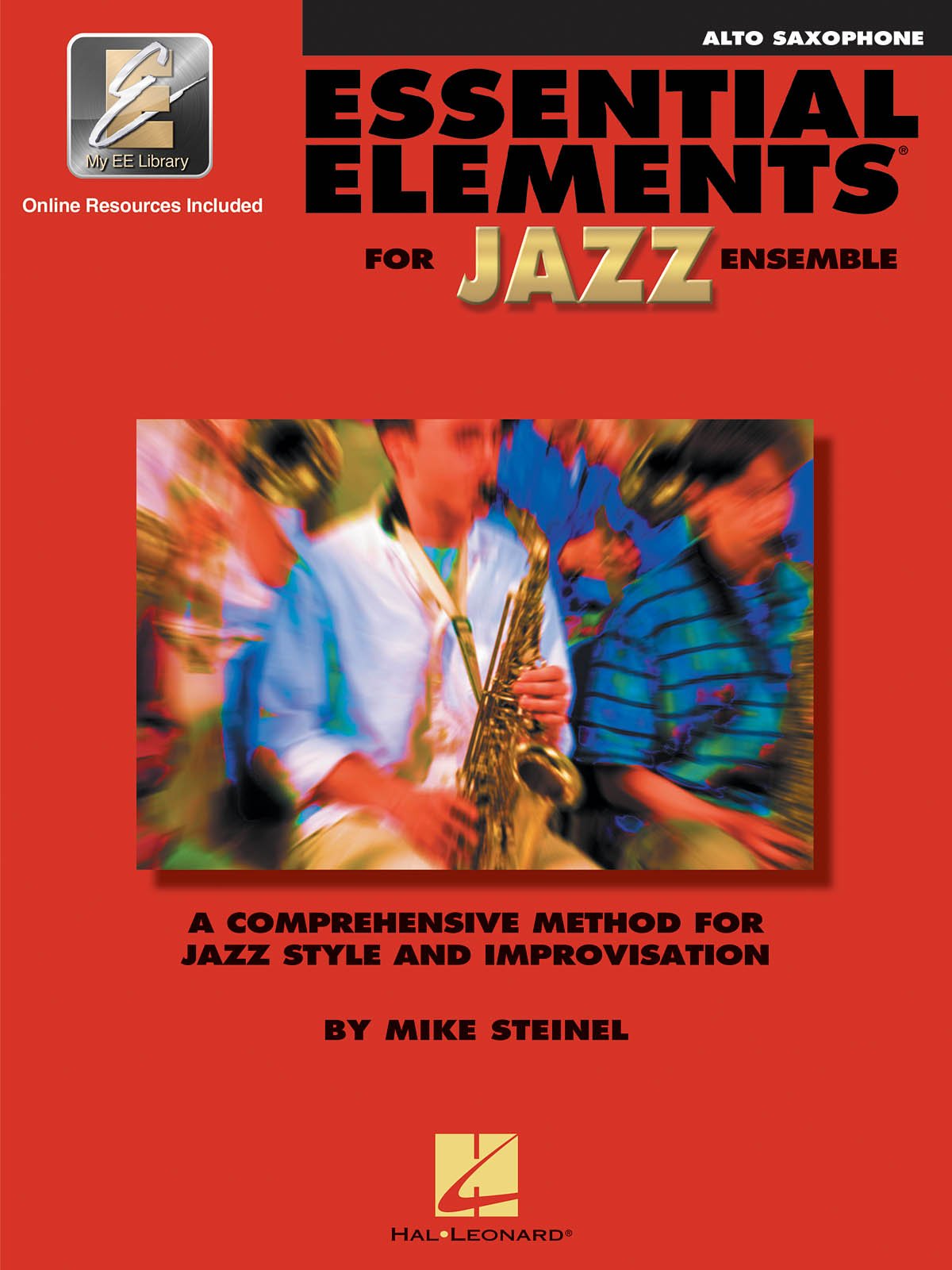Essential Elements for Jazz Ensemble: A Comprehensive Method for Jazz Style and Improvisation, Alto Saxophone (Bk/Online Media),Used