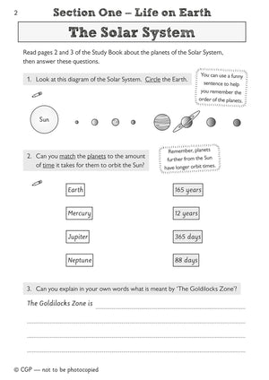 New KS2 Discover & Learn: Geography  Living Planet Activity Book (CGP KS2 Geography),Used