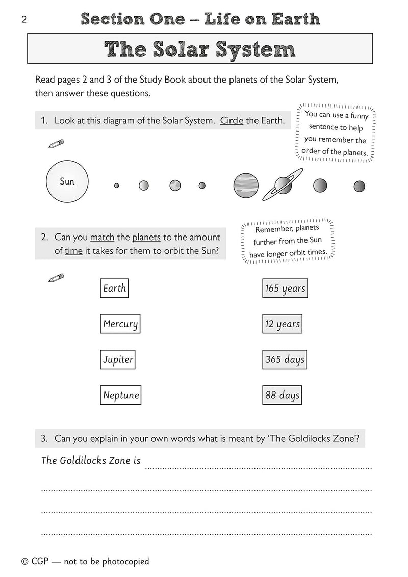 New KS2 Discover & Learn: Geography  Living Planet Activity Book (CGP KS2 Geography),Used