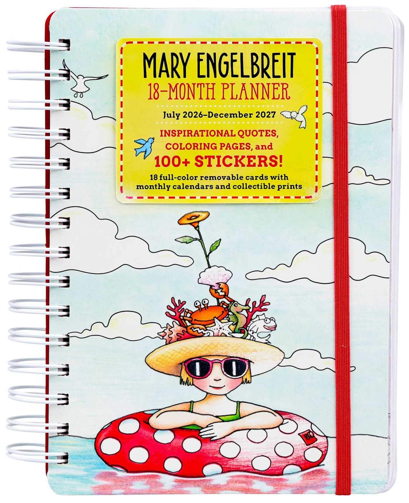 Mary Engelbreit 18Month Coloring Planner: July 2026December 2027