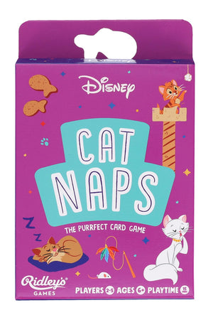 RidleyS Games: Disney Cat Naps|Card Game For Family Fun|Great Gift And Travel Activity |All The Cats From Your Favorite Disney
