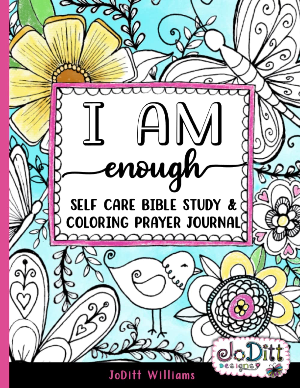 I am Enough Self Care Bible Study & Coloring Prayer Journal: A 5 Week Guided Bible Study for Women, Scripture Writing Notebook P,Used