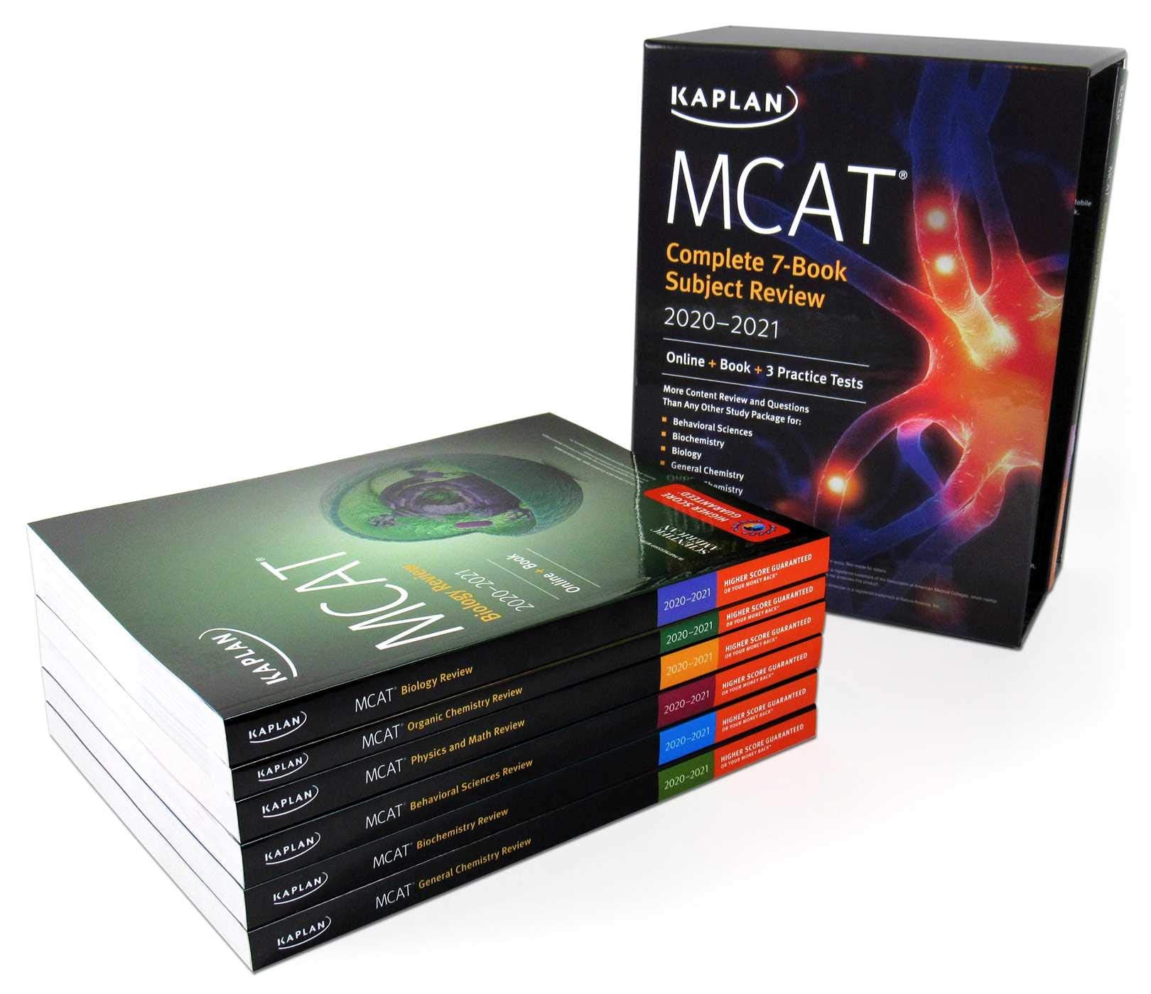 MCAT Complete 7Book Subject Review 20202021: Online + Book + 3 Practice Tests (Kaplan Test Prep),Used
