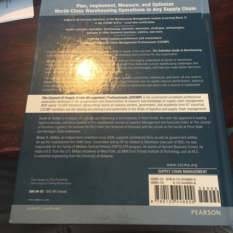 Definitive Guide To Warehousing, The: Managing The Storage And Handling Of Materials And Products In The Supply Chain (Council O