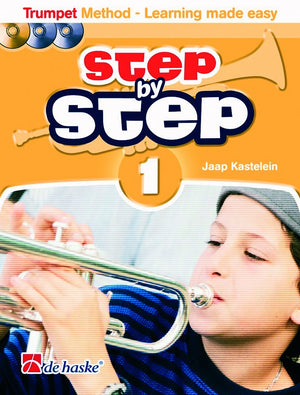 STEP BY STEP 1 TRUMPET TROMPETTE +CD,Used