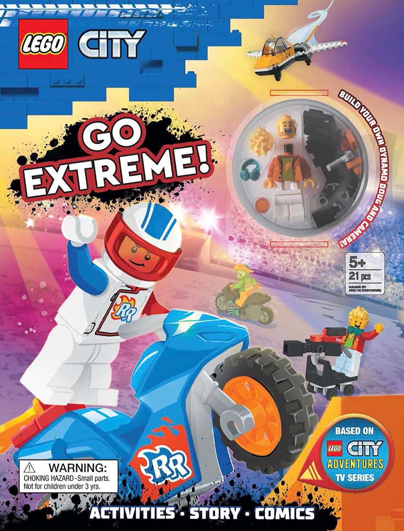 Lego City: Go Extreme! (Activity Book With Minifigure),New