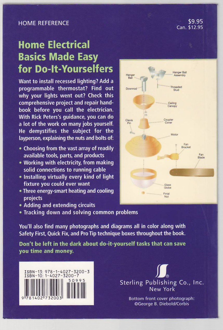 The Home HowTo Handbook: Electrical: Tools, Techniques, and Quick Fixes,Used