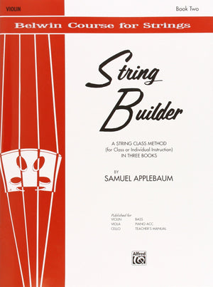 String Builder, Bk 2: A String Class Method (For Class Or Individual Instruction)  Violin (Belwin Course For Strings, Bk 2),Used