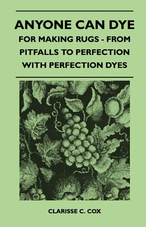 Anyone Can Dye  For Making Rugs  From Pitfalls to Perfection with Perfection Dyes,Used