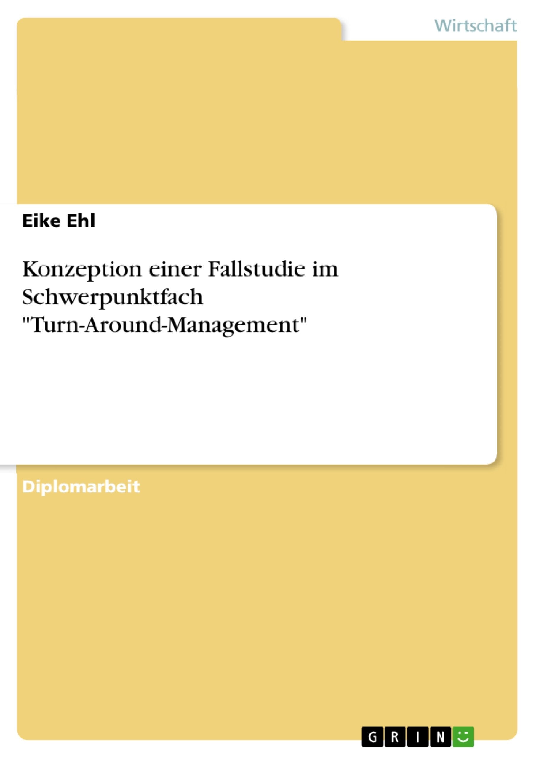 Konzeption einer Fallstudie im Schwerpunktfach 