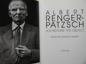Aperture: Albert Rengerpatzsch,Used