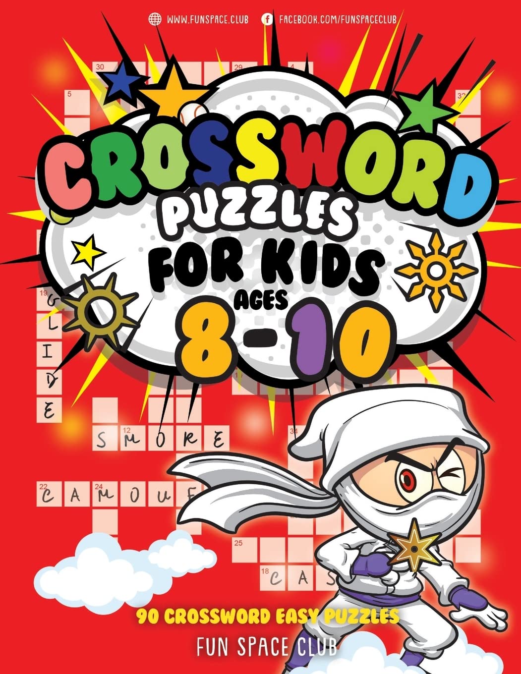 Crossword Puzzles for Kids Ages 810: 90 Crossword Easy Puzzle Books (Crossword and Word Search Puzzle Books for Kids),Used