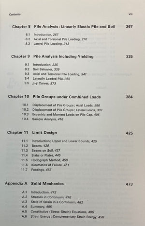 Foundation Analysis (Spectrum Book; S642),Used
