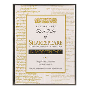 Applause First Folio of Shakespeare in Modern Type: Comedies, Histories & Tragedies (Applause Books),Used