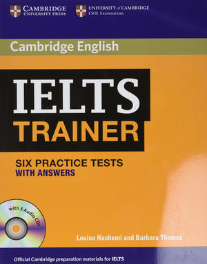 IELTS Trainer Six Practice Tests with Answers and Audio CDs (3),Used