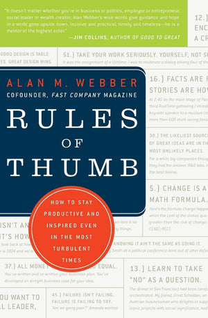 Rules Of Thumb: How To Stay Productive And Inspired Even In The Most Turbulent Times,Used