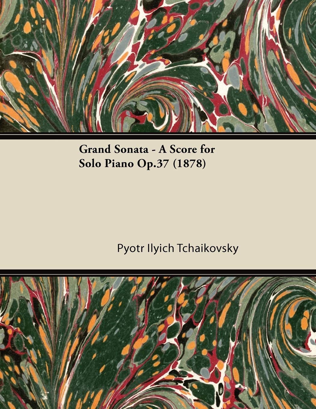 Grand Sonata  A Score For Solo Piano Op.37 (1878),Used