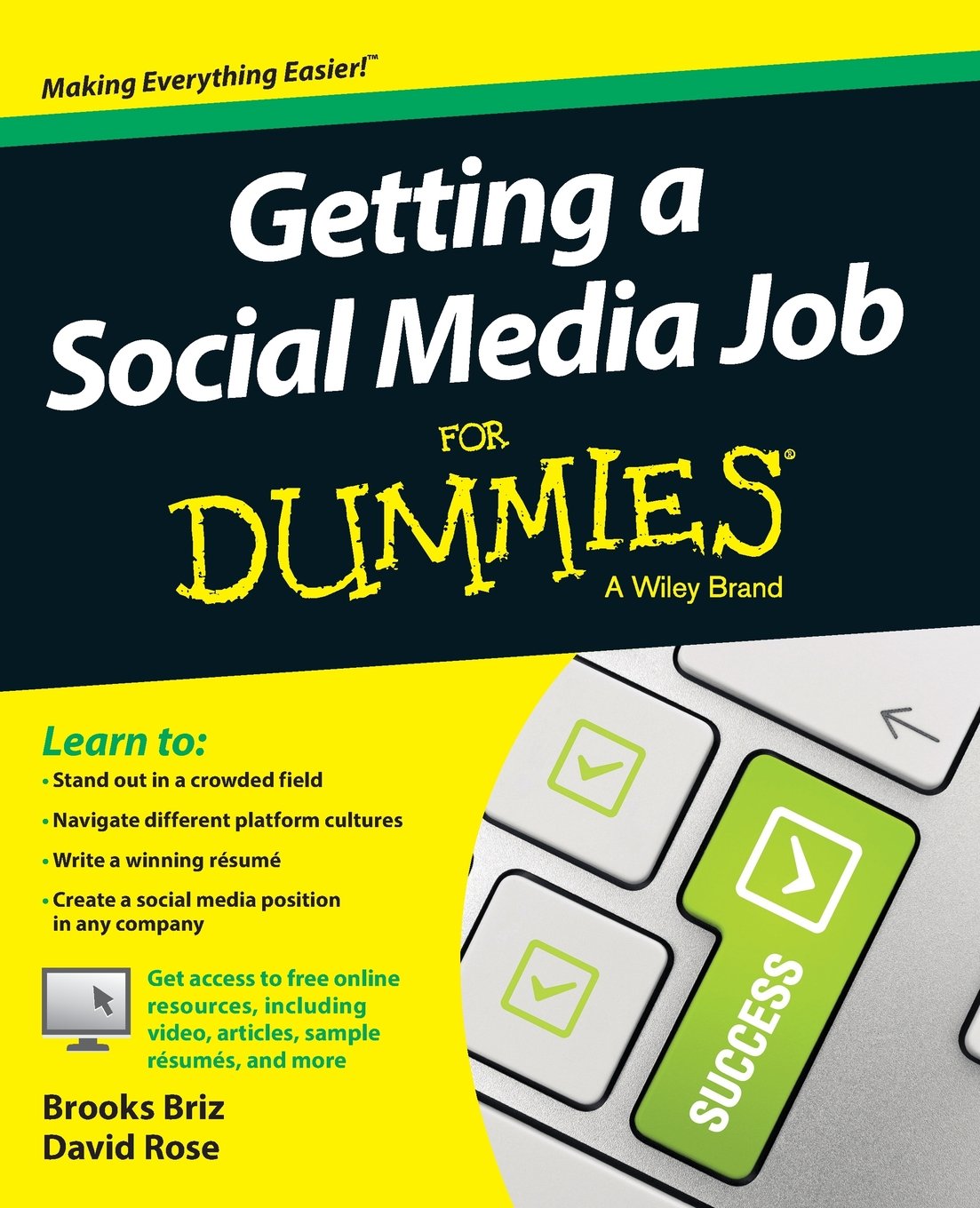 Getting a Social Media Job For Dummies,Used