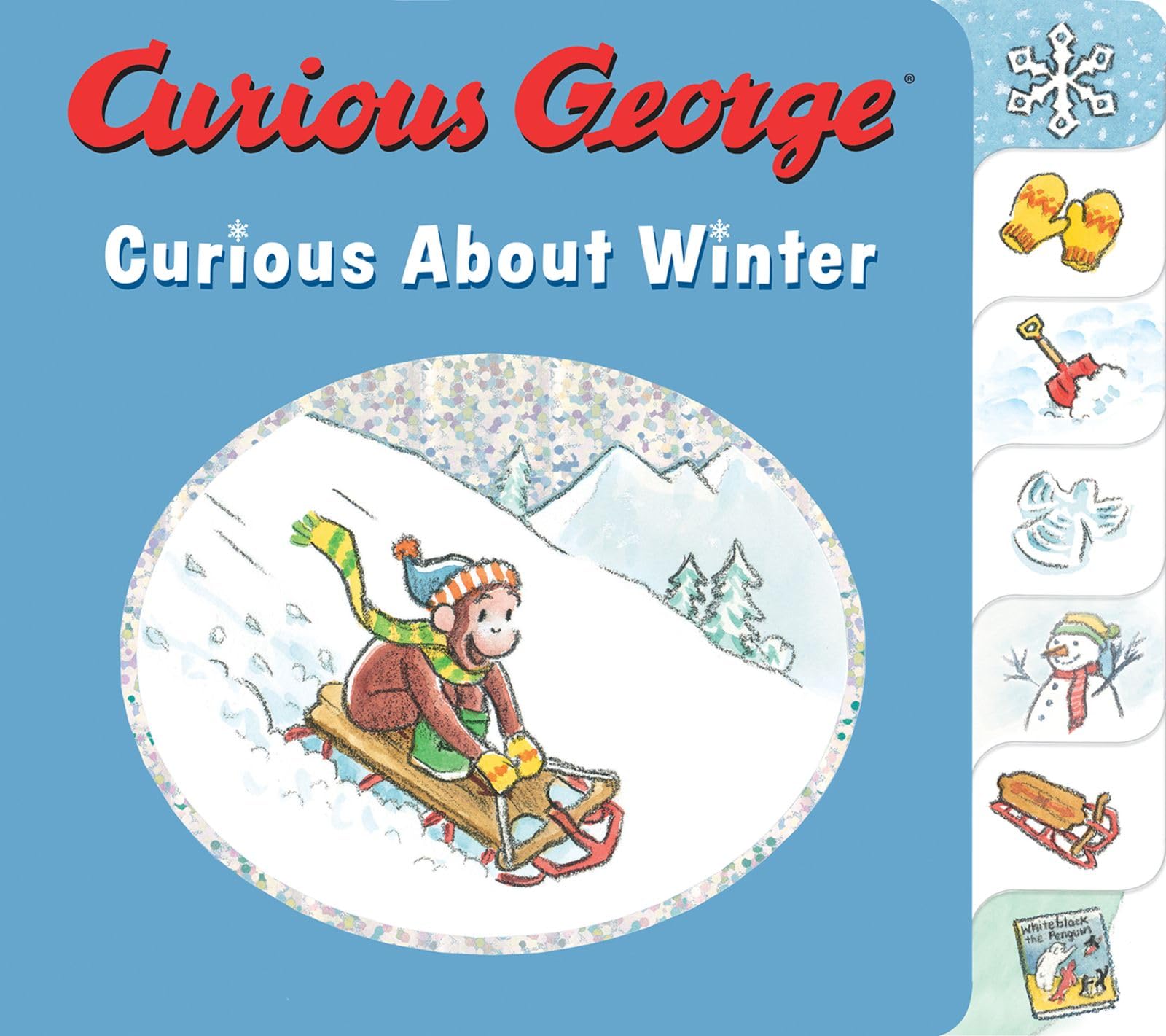 Curious George Curious About Winter: A Winter and Holiday Book for Kids,Used