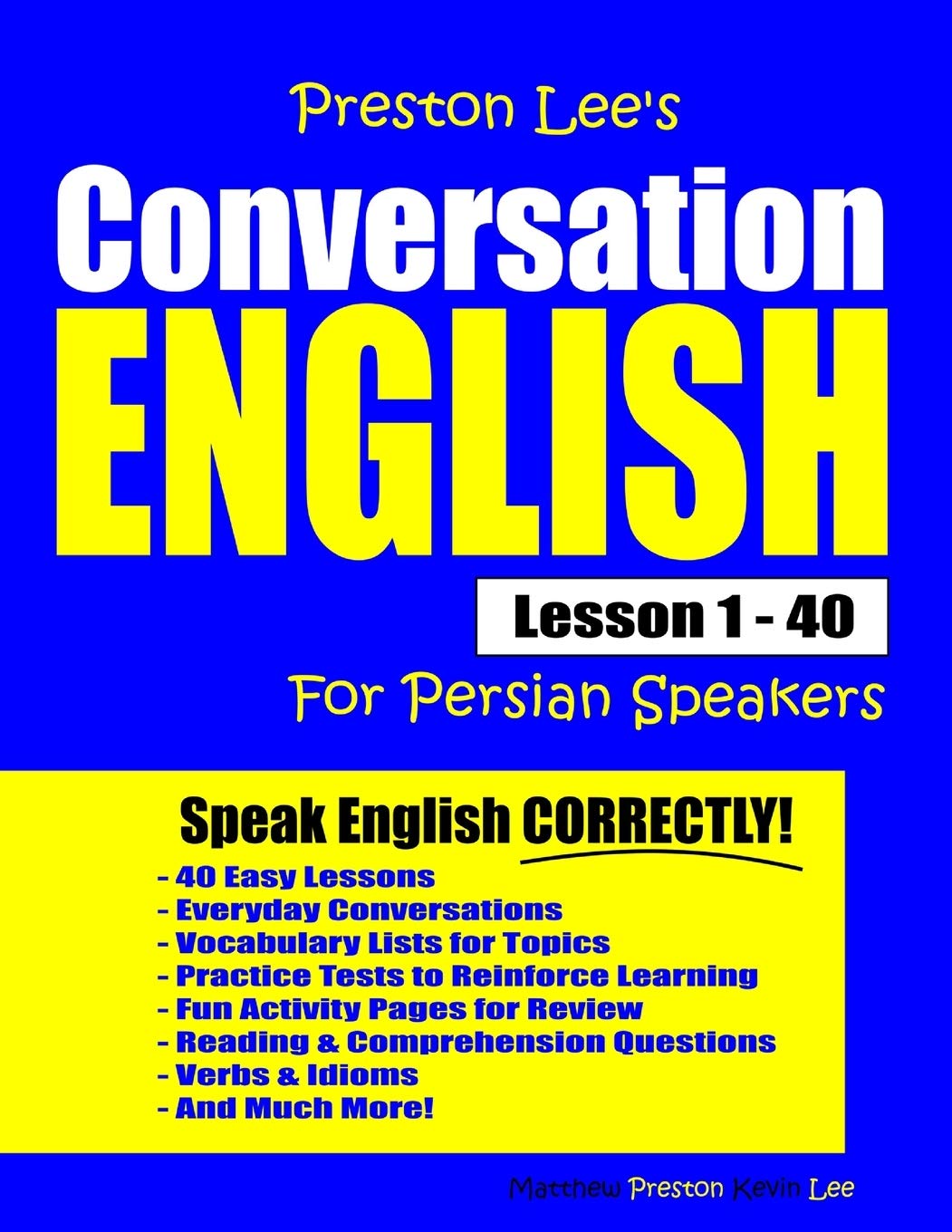 Preston Lee's Conversation English For Persian Speakers Lesson 1  40 (Preston Lee's English For Persian Speakers),Used