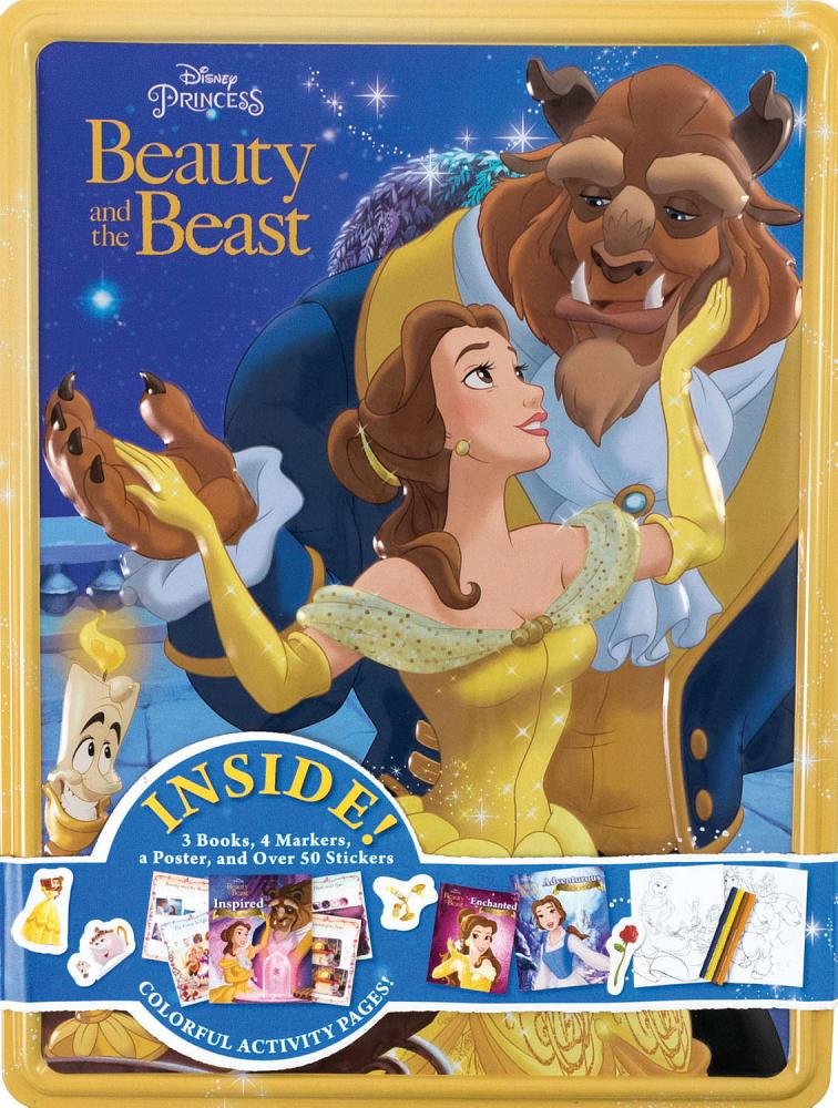Disney Princess Beauty and The Beast Collector's Tin (Happy Tin),Used