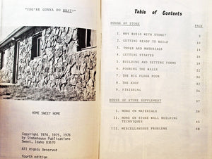 How to Build a LowCost House of Stone,Used