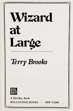 Wizard at Large (Magic Kingdom of Landover, Book 3),Used