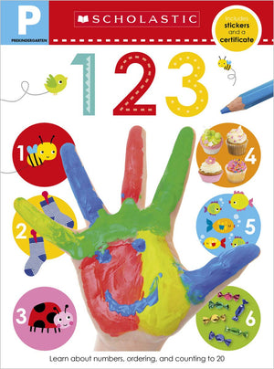 123 Prek Workbook: Scholastic Early Learners (Skills Workbook)