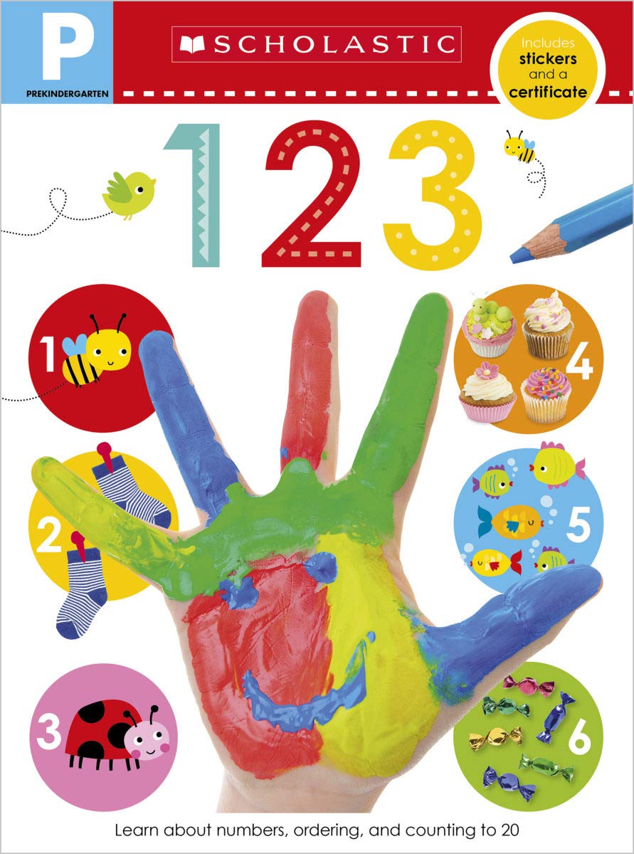 123 Prek Workbook: Scholastic Early Learners (Skills Workbook)