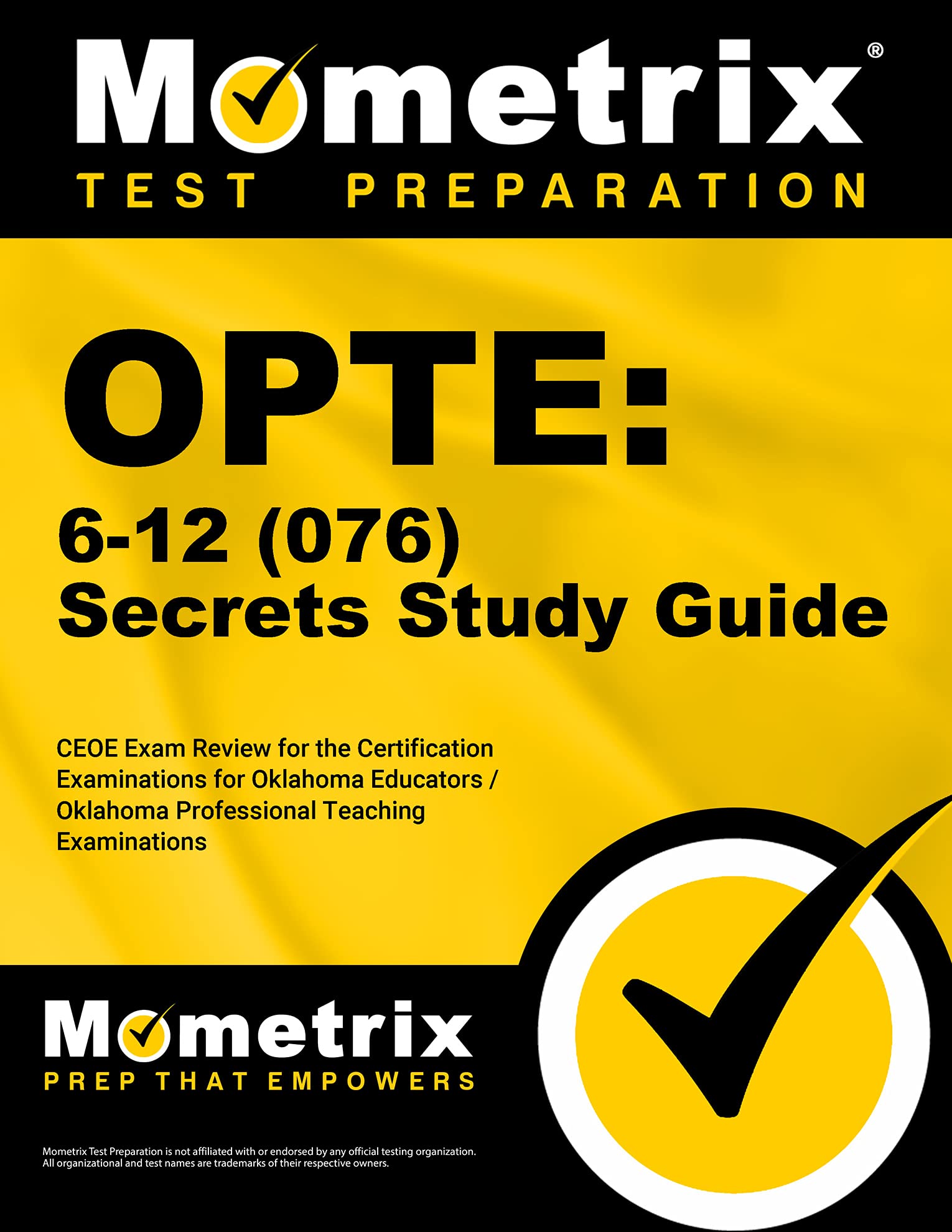 Opte: 612 076 Secrets: CEOE Exam Review for the Certification Examinations for Oklahoma Educators / Oklahoma Professional Teach,Used
