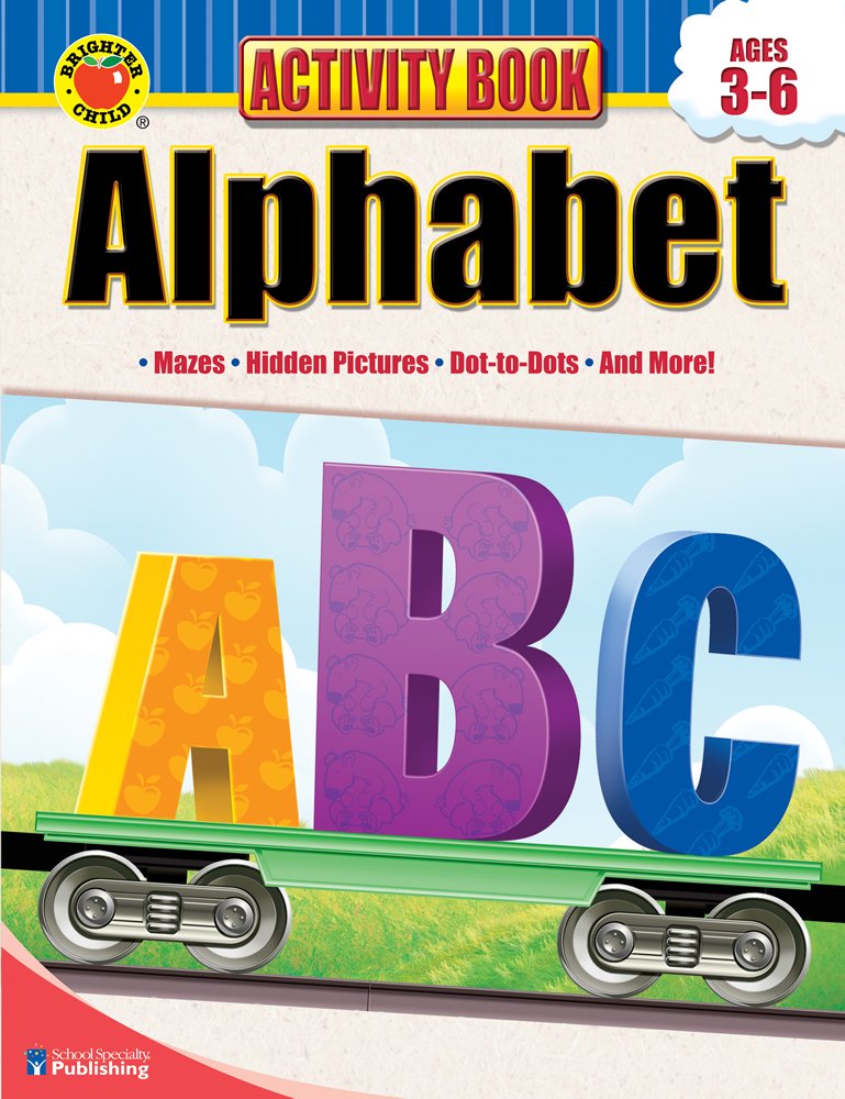 Brighter Child Alphabet Activity Book Ages 36,Used