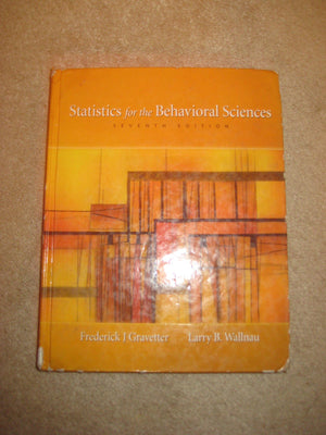 Statistics for the Behavioral Sciences,Used
